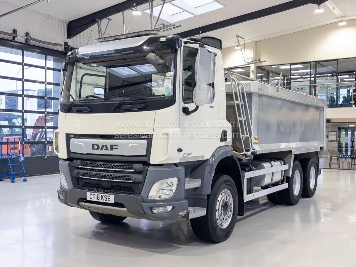 2018 (18) DAF CF 450 6X4 ALLOY AGGREGATE TIPPER - Image 3