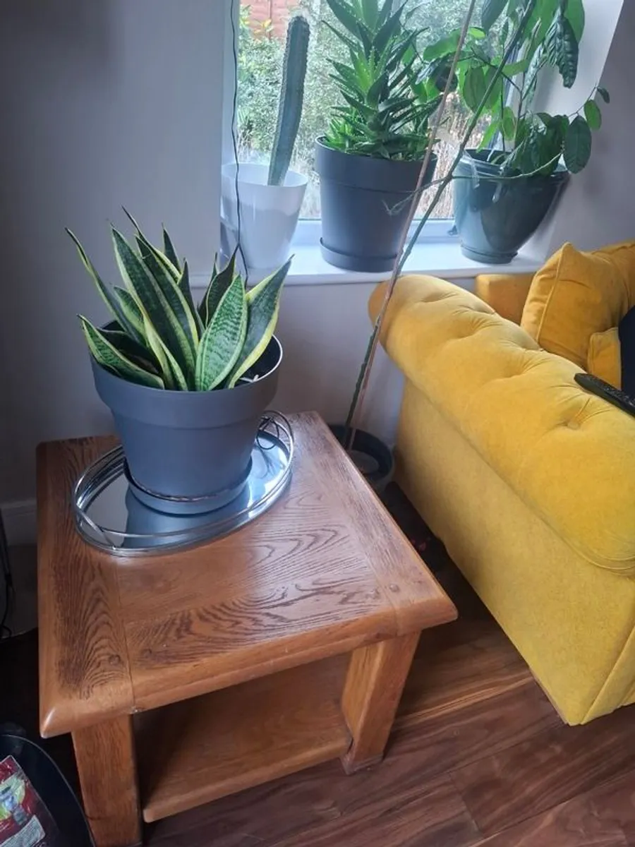 Dinning table and 6 chairs and a small side Table - Image 2