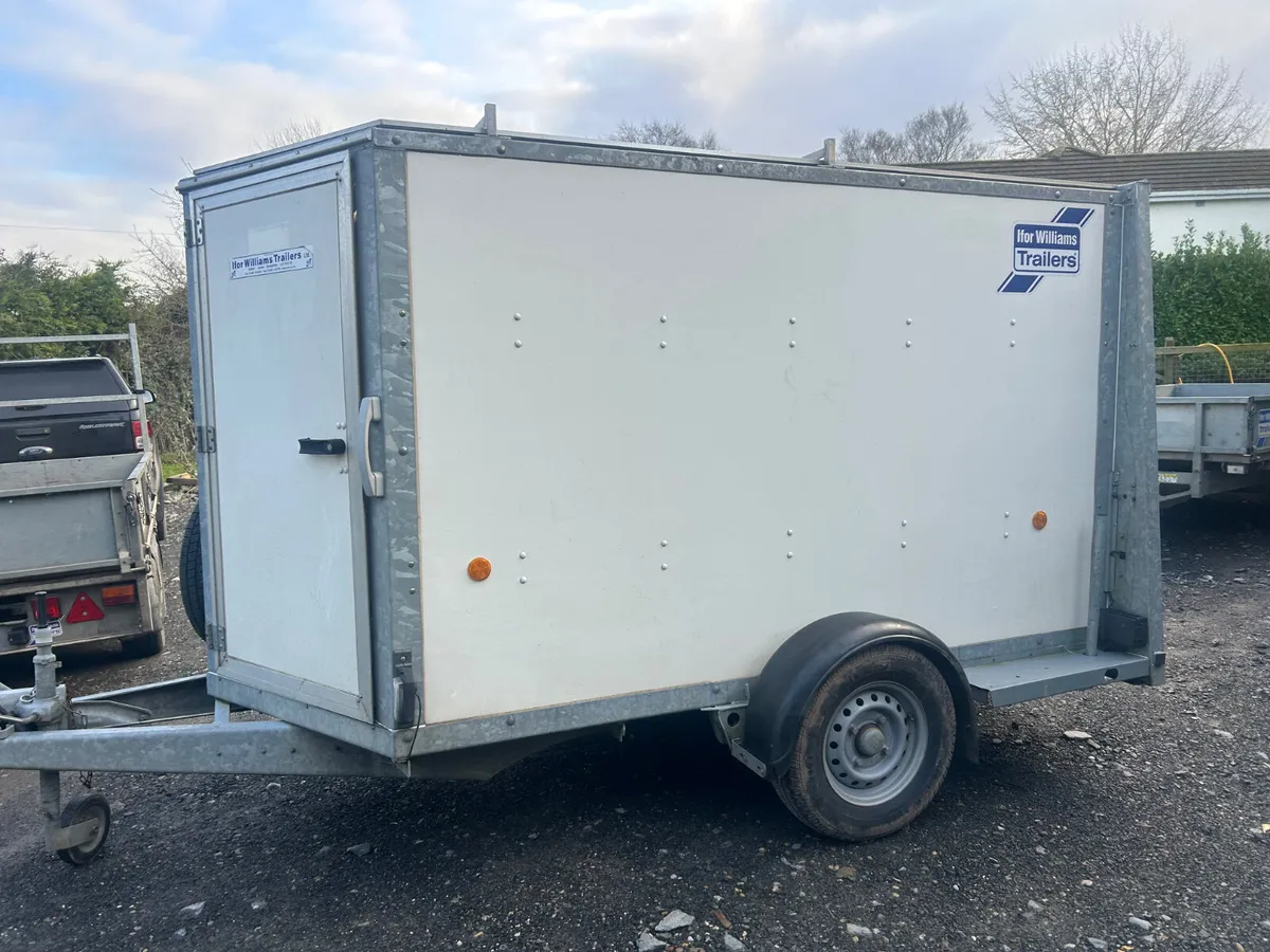 Ifor Williams 8x5 Single Axle Box Van - Image 1
