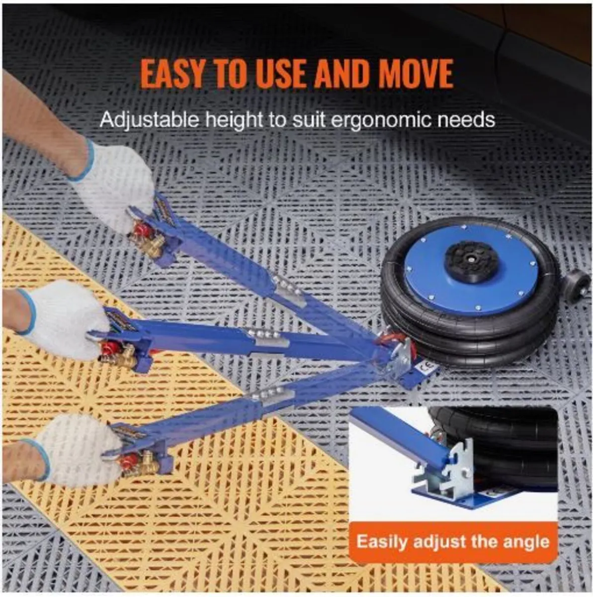 Air Jack, 5 Ton/11000 lbs Triple Bag Air Jack - Image 4