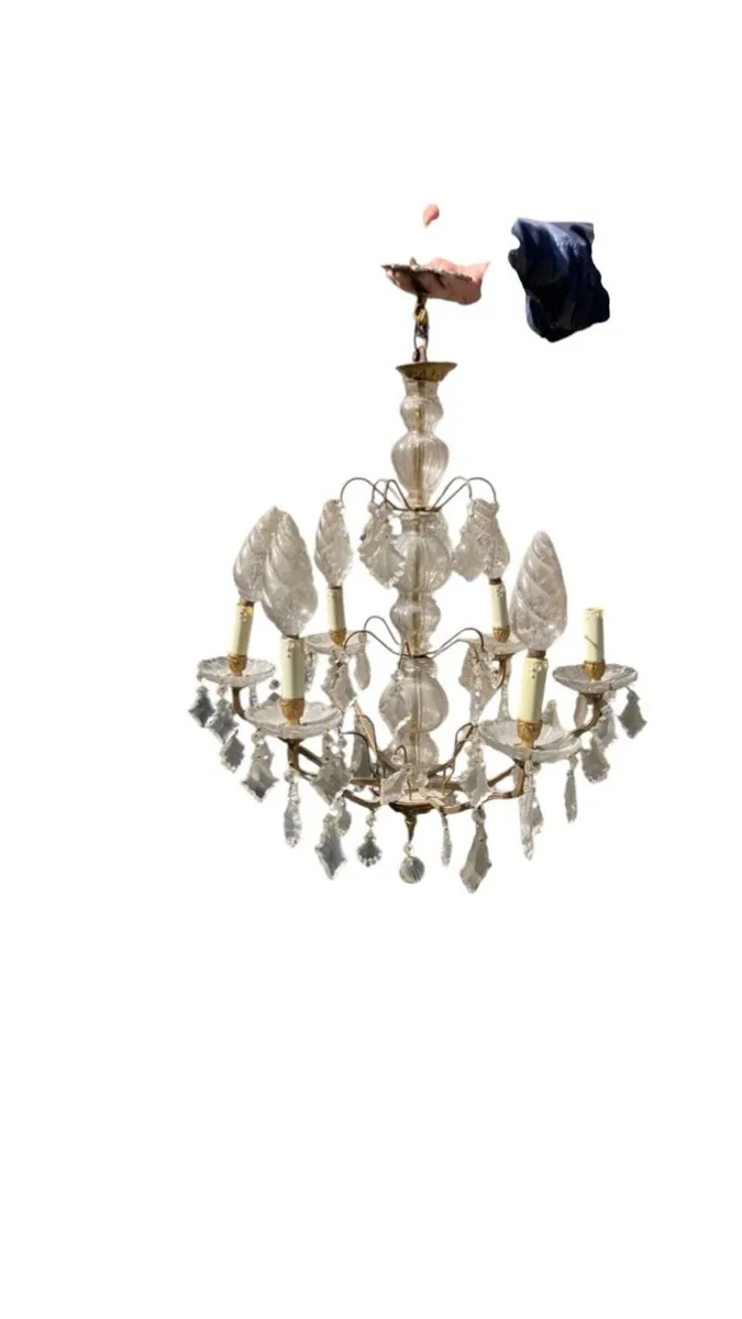 Vintage Chandeliers - Pair - Image 4