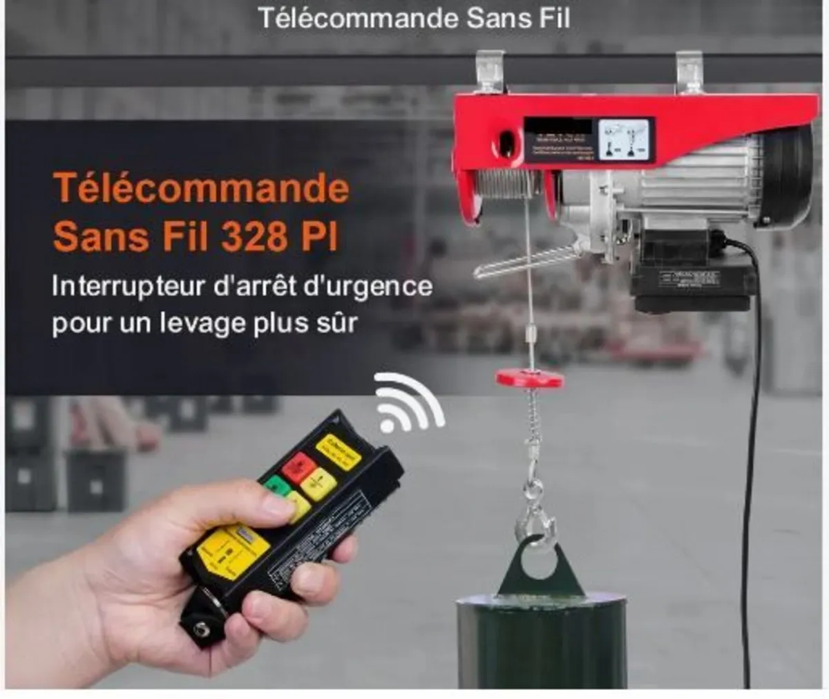 Electric Hoist 2200 lb Electric Winch - Image 4