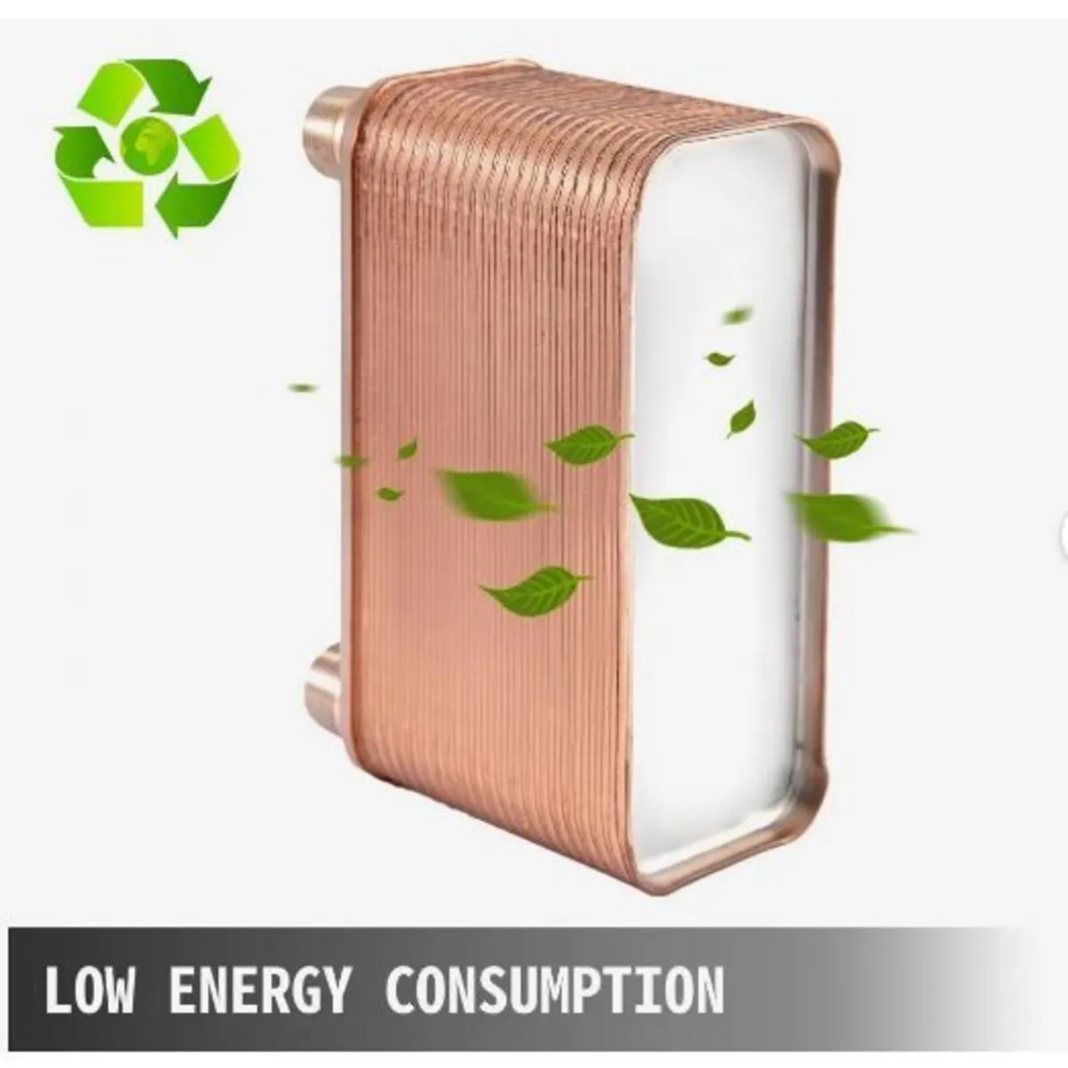 Heat Exchanger 3/4” MNPT Ports Brazed Plate - Image 3