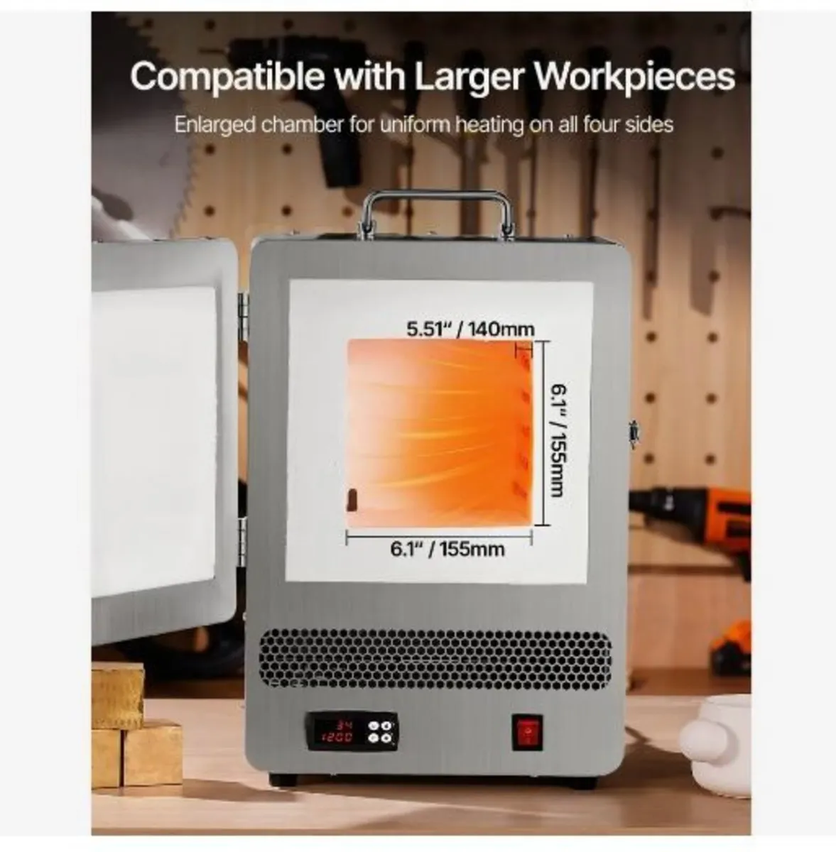 Tabletop Kiln Melter, 1500W - Image 4