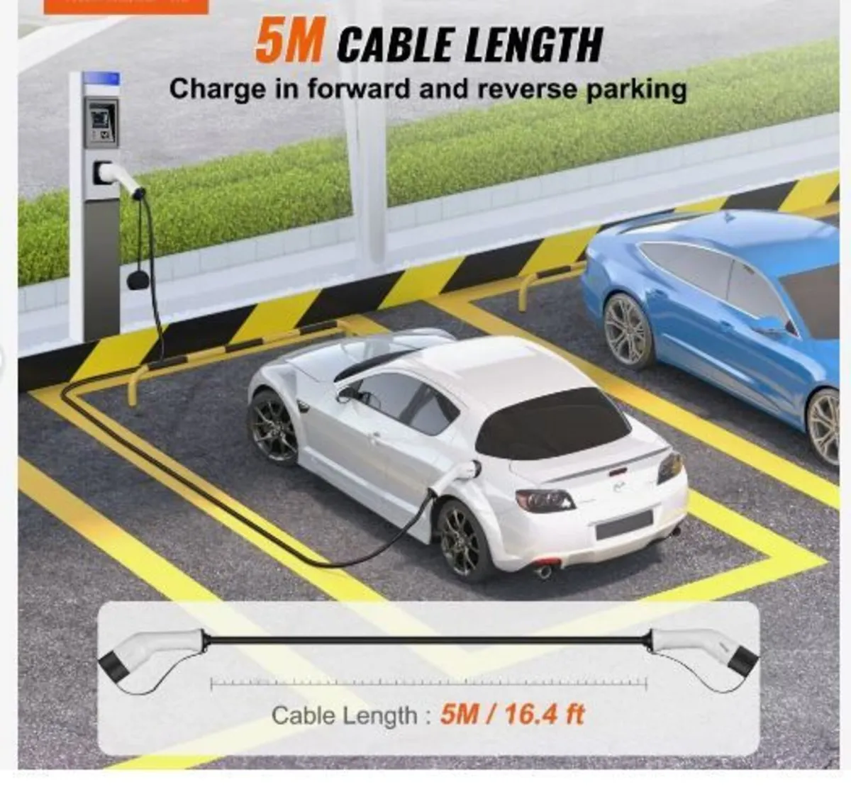 Type 2 to Type 2 EV Charging Cable, 32Amp - Image 3