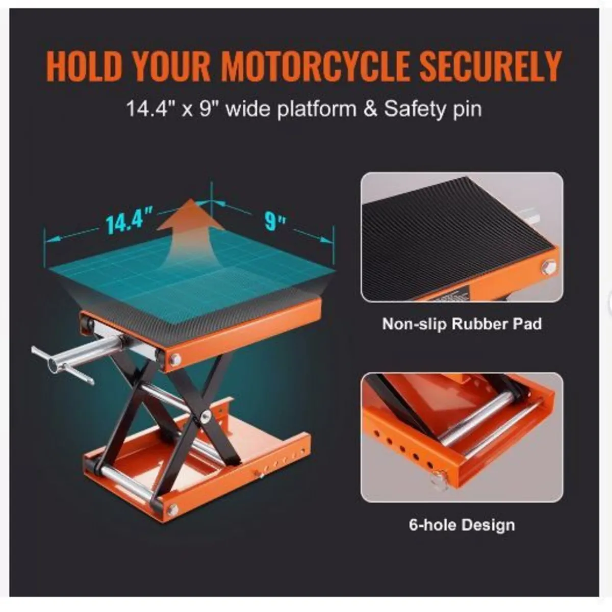 Motorcycle Scissor Jack Lift 499.5 kg - Image 3