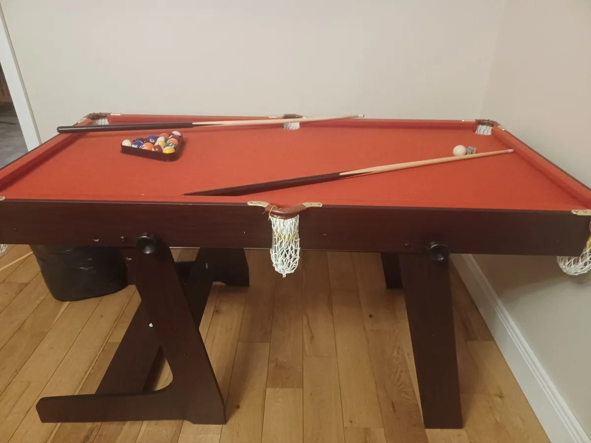 Pool/Snooker Table 5x3ft 2ndhand great condition - Image 4