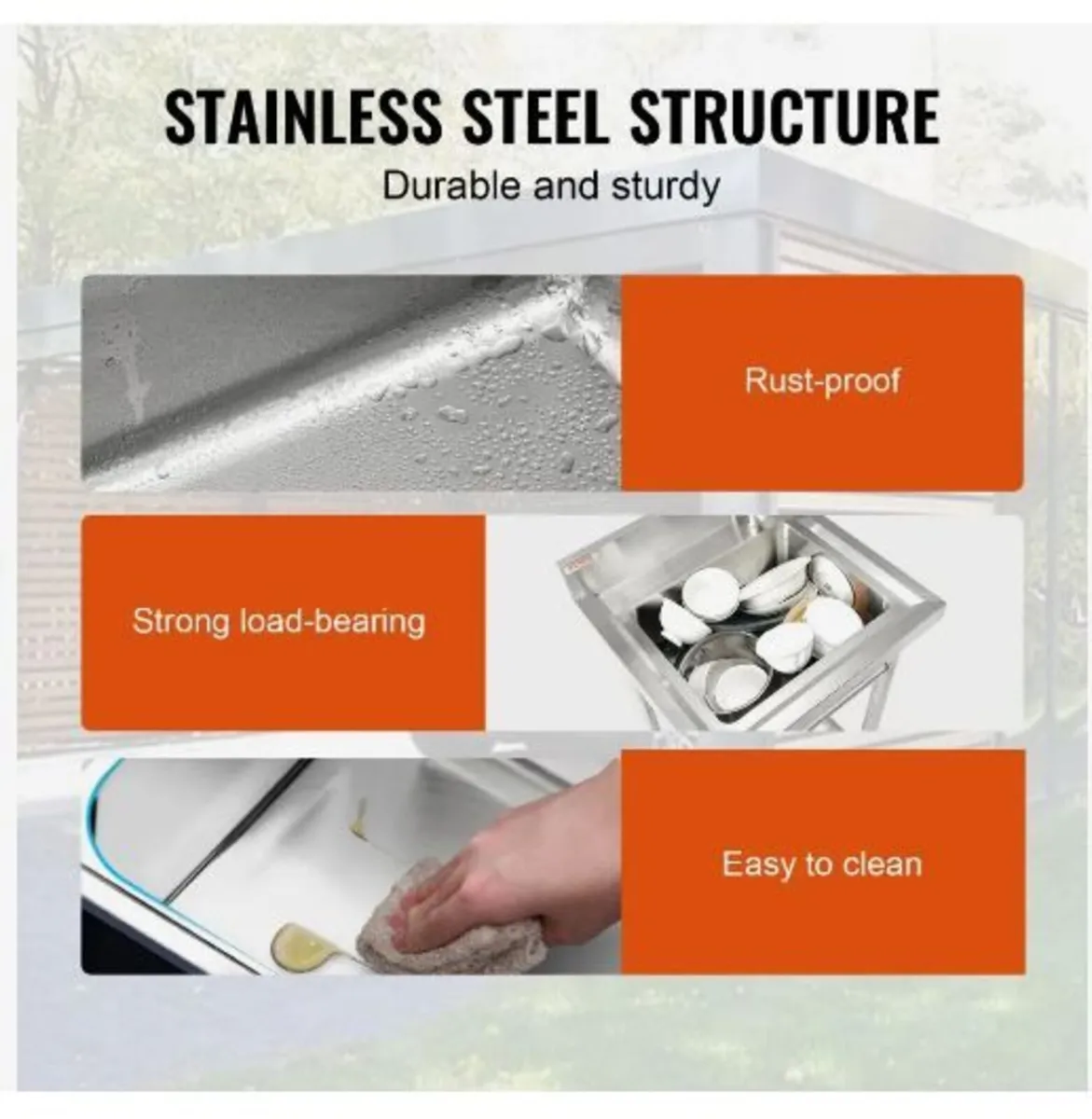 Stainless Steel Utility Sink - Image 3