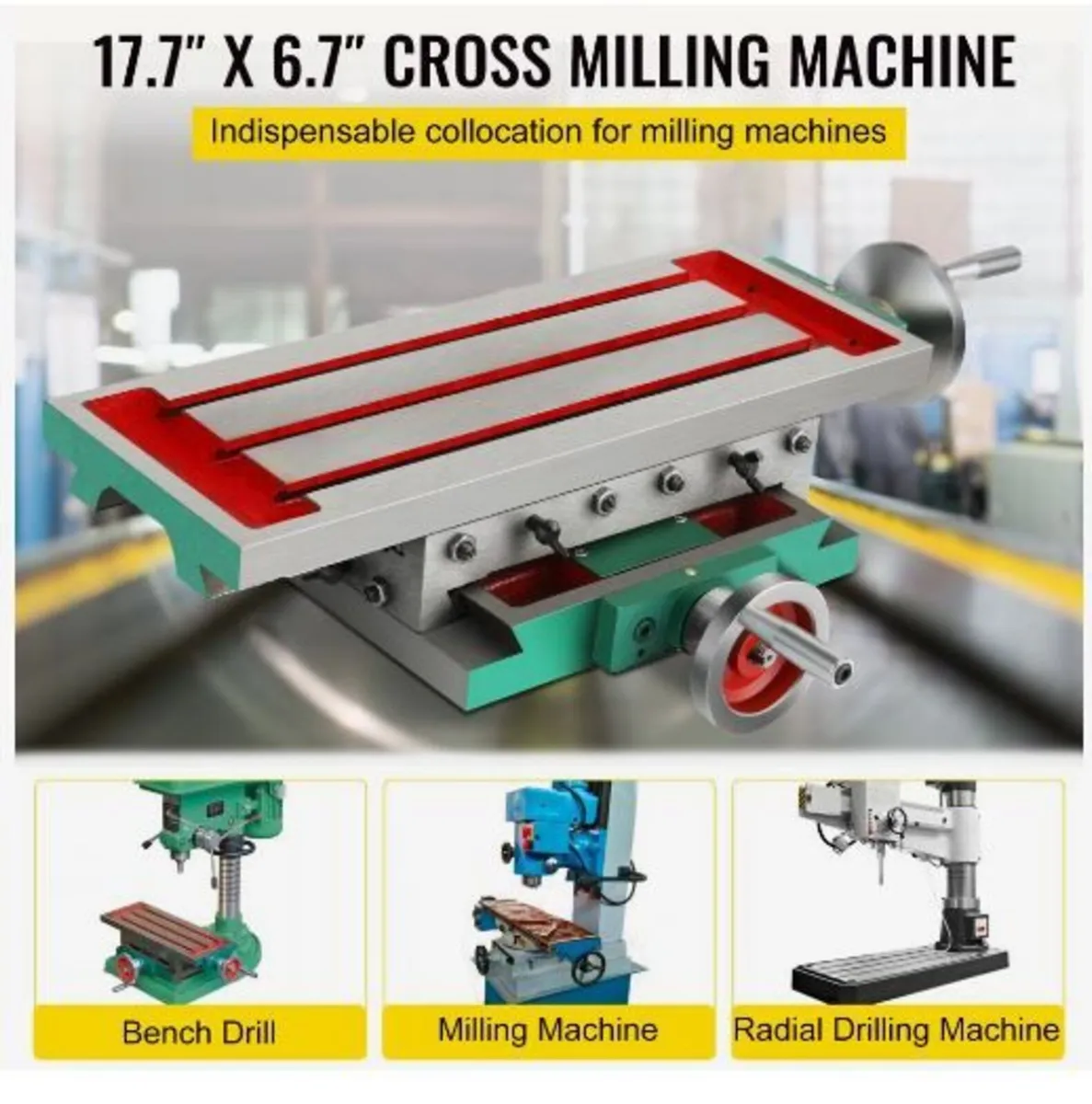 Milling Table 17.7×6.7Inch (450 x 170 mm) - Image 2