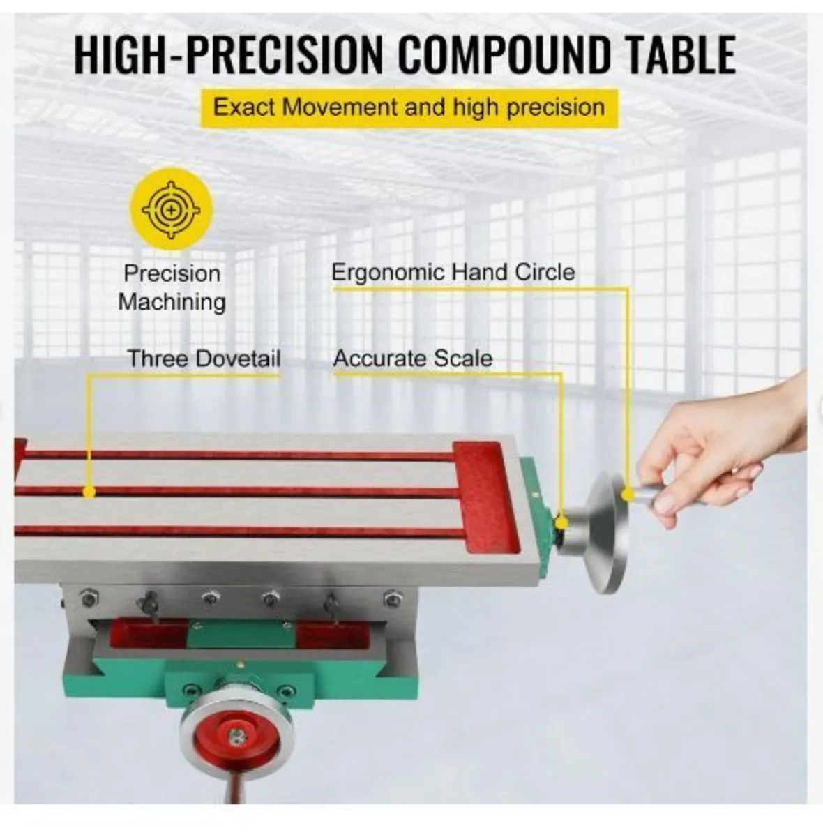 Milling Table 17.7×6.7Inch (450 x 170 mm) - Image 3