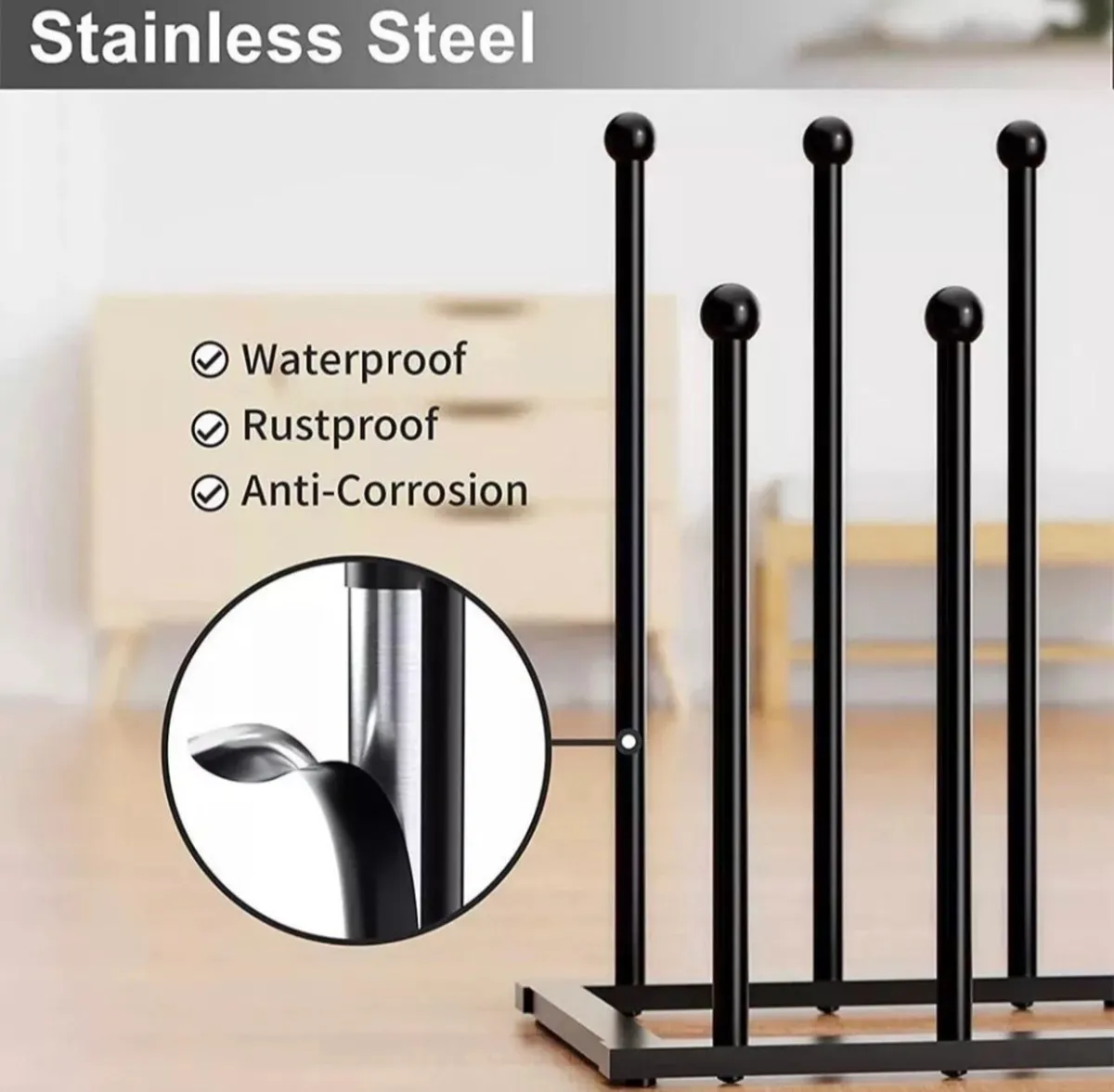 Welly Boot Metal Rack 6 Pair NEW - Image 2