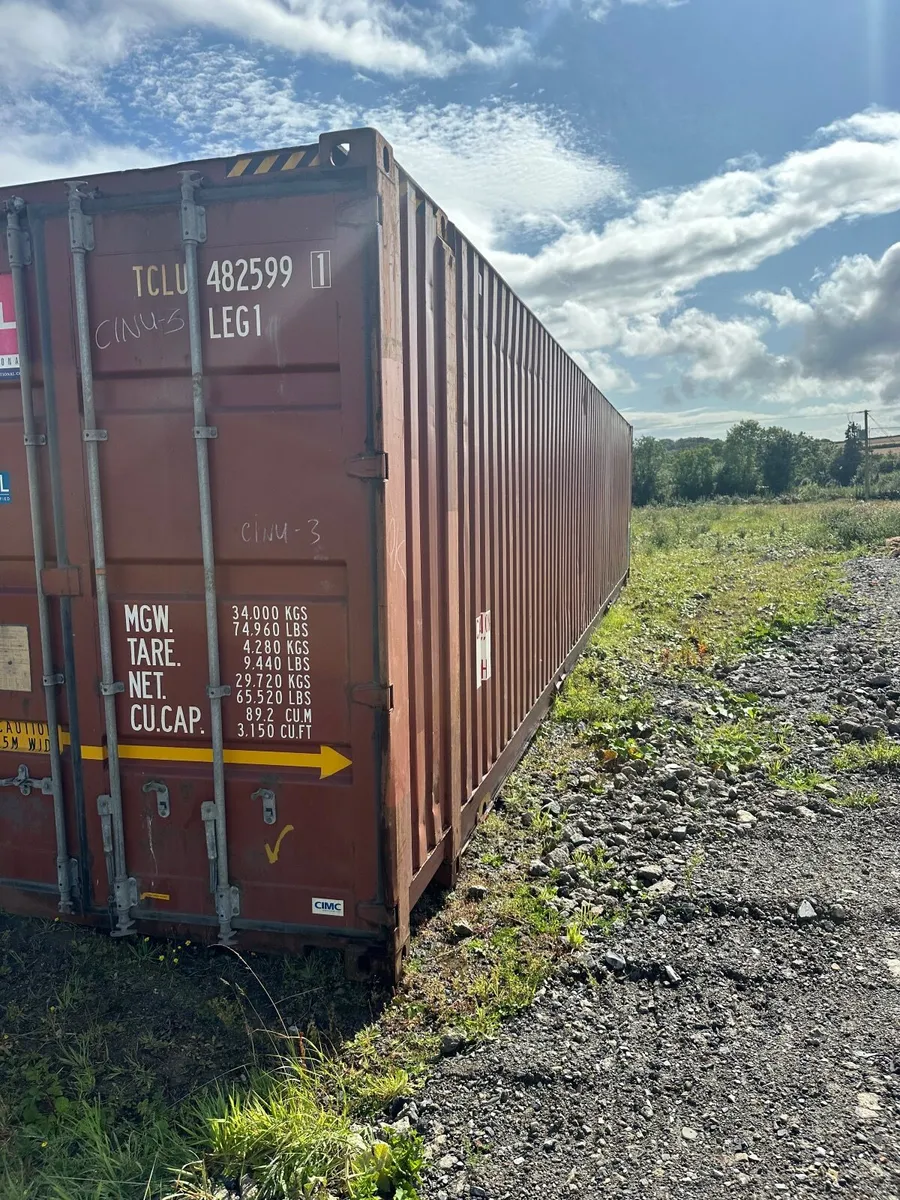 45ft HC PW CW containers only a few left - Image 1