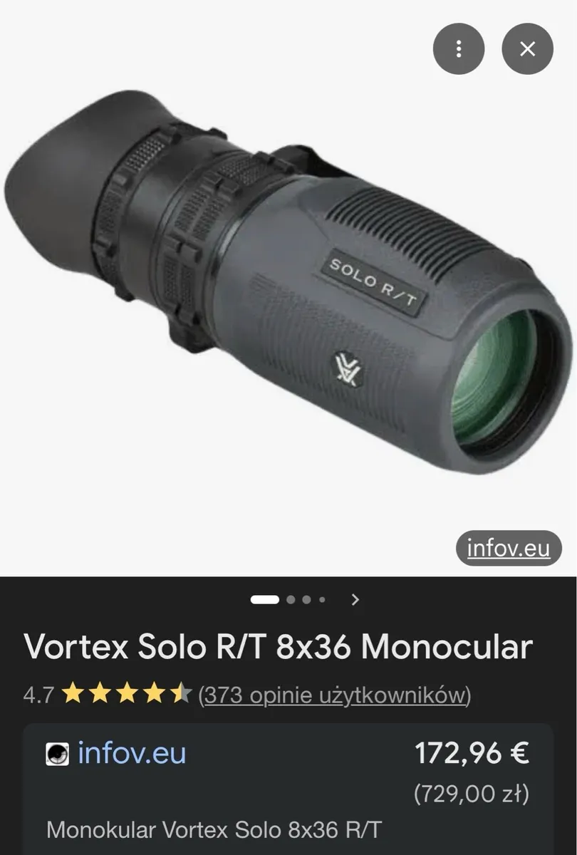 Monocular Vortex Solo r/t 8x36 - Image 3
