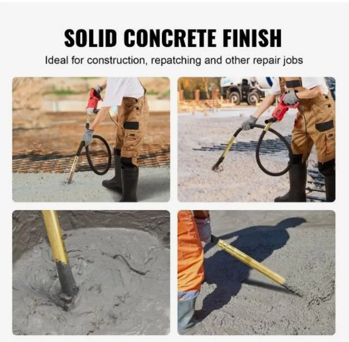 Handheld Concrete Vibrator, 960W - Image 4