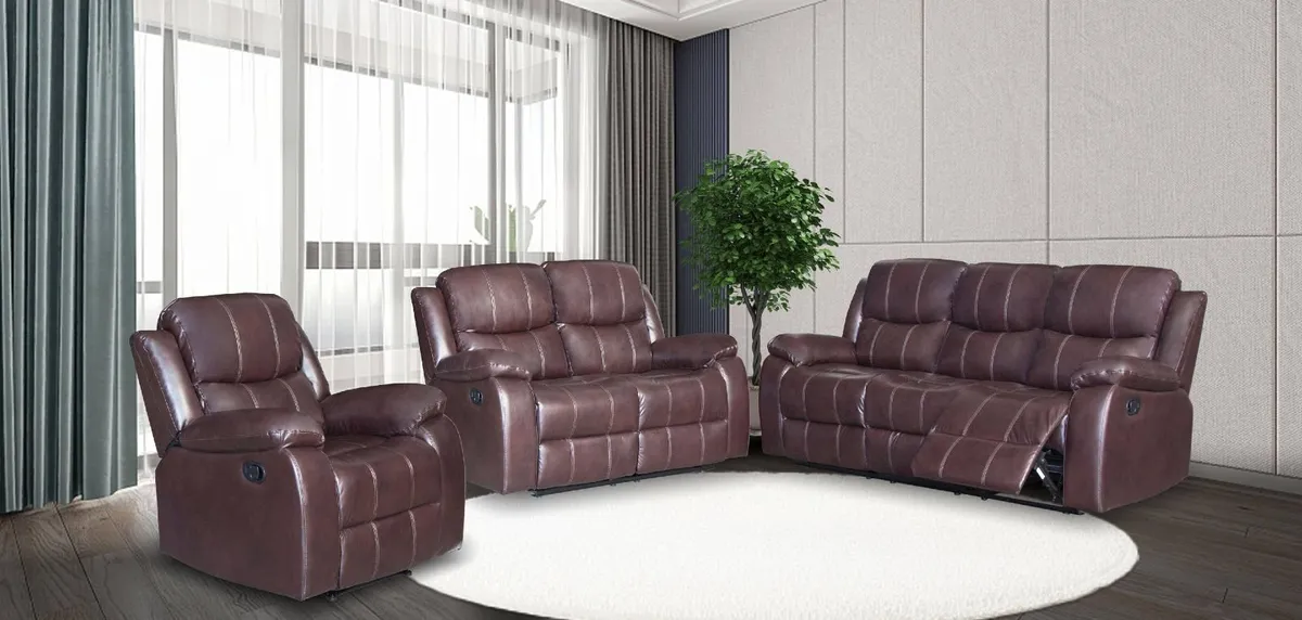 Living room sofas -NEW - Leather - Image 4