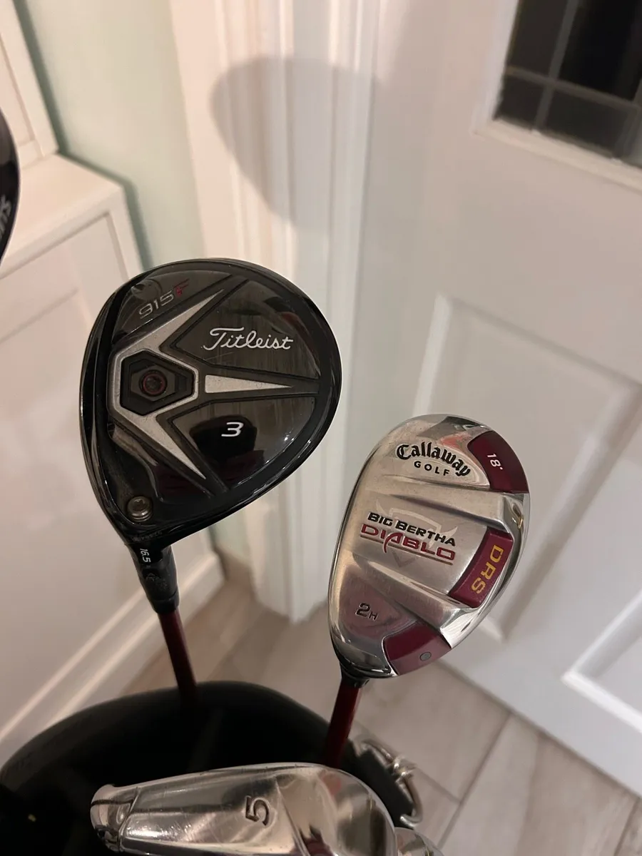 Full set of left handed golf clubs - Image 4