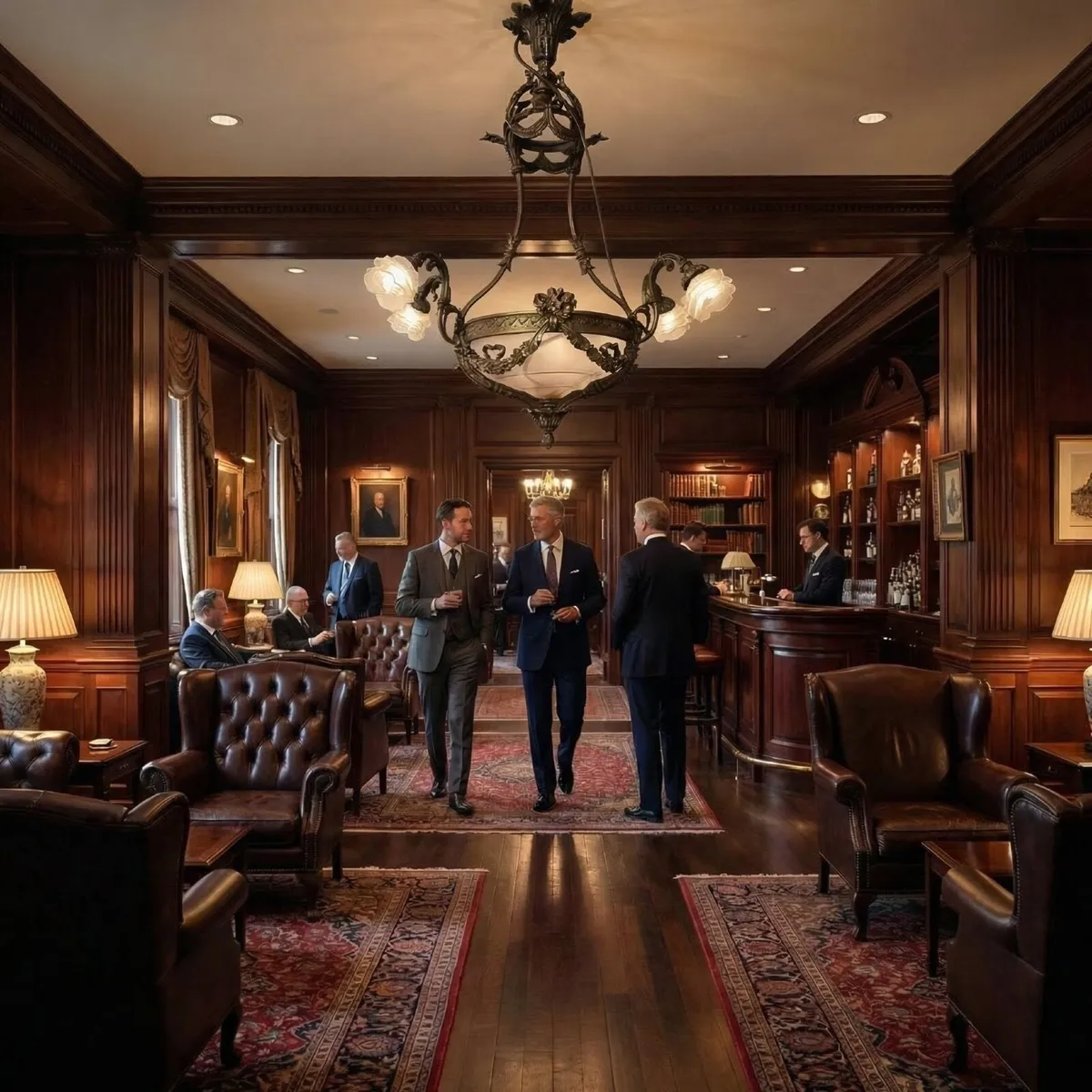 Very old solid brass chandelier.