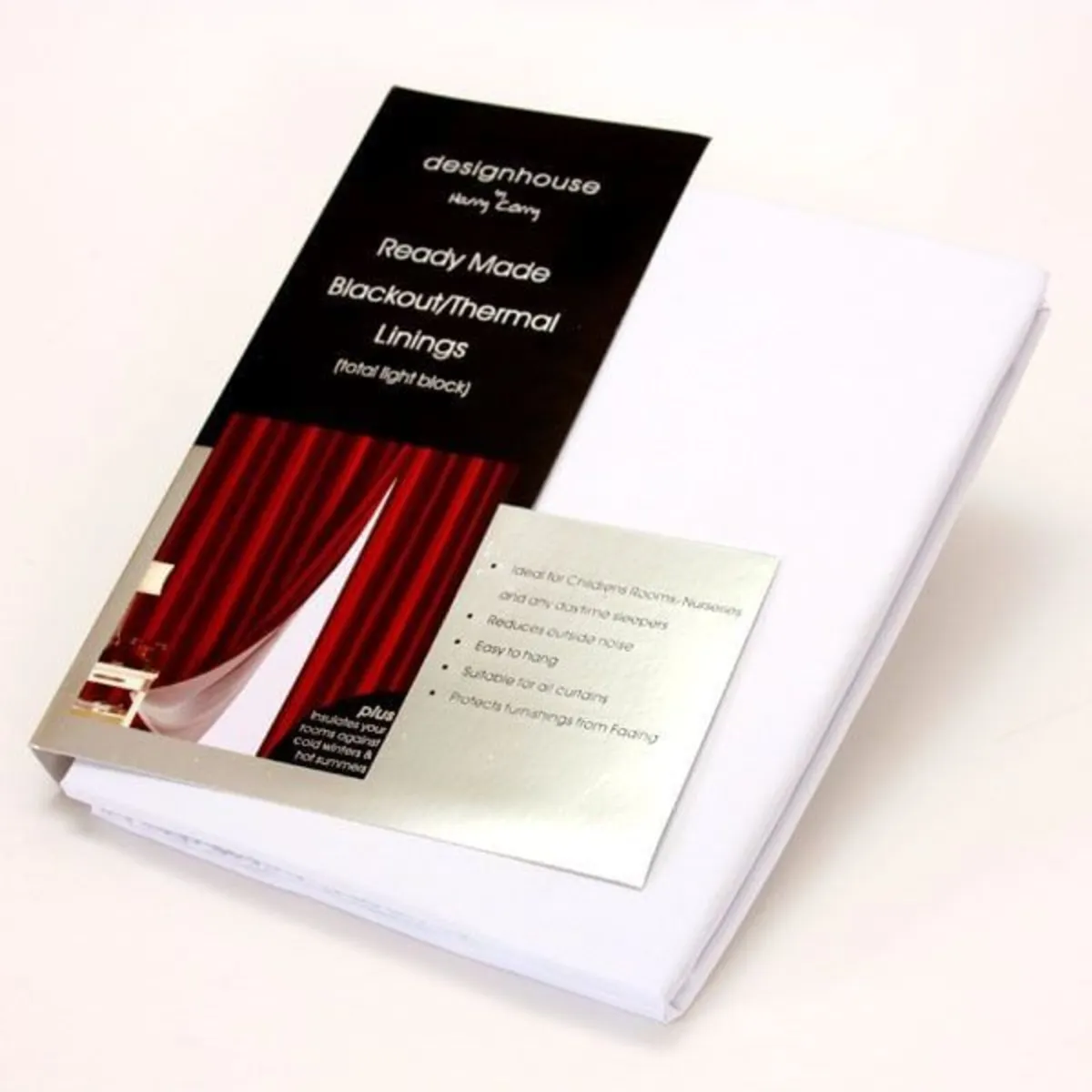 BRAND NEW Thermal Blackout Curtain Lining 90 x 72" - Image 2