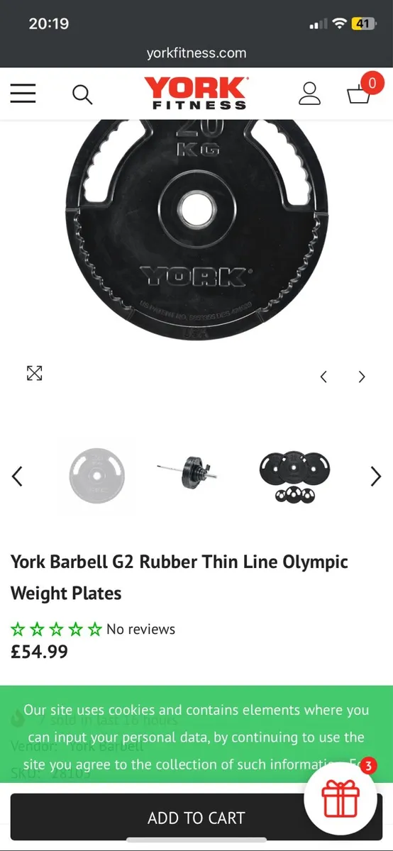 Weight plates 20 x 2 - Image 3