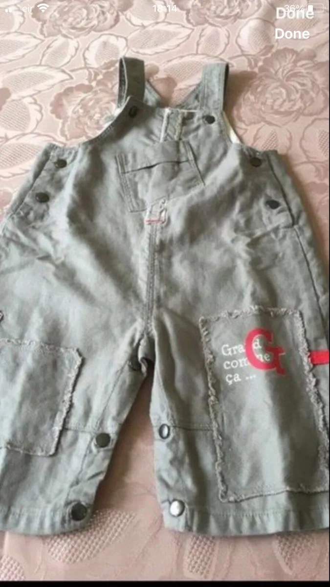 Boys new never worn dungarees 3/6 mths €3 - Image 4