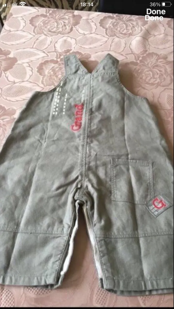 Boys new never worn dungarees 3/6 mths €3 - Image 2