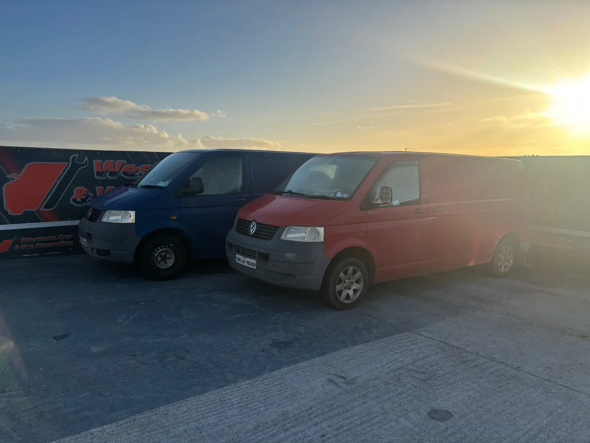 2004 Volkswagen Tranporter 1.9 2.5 for dismantling