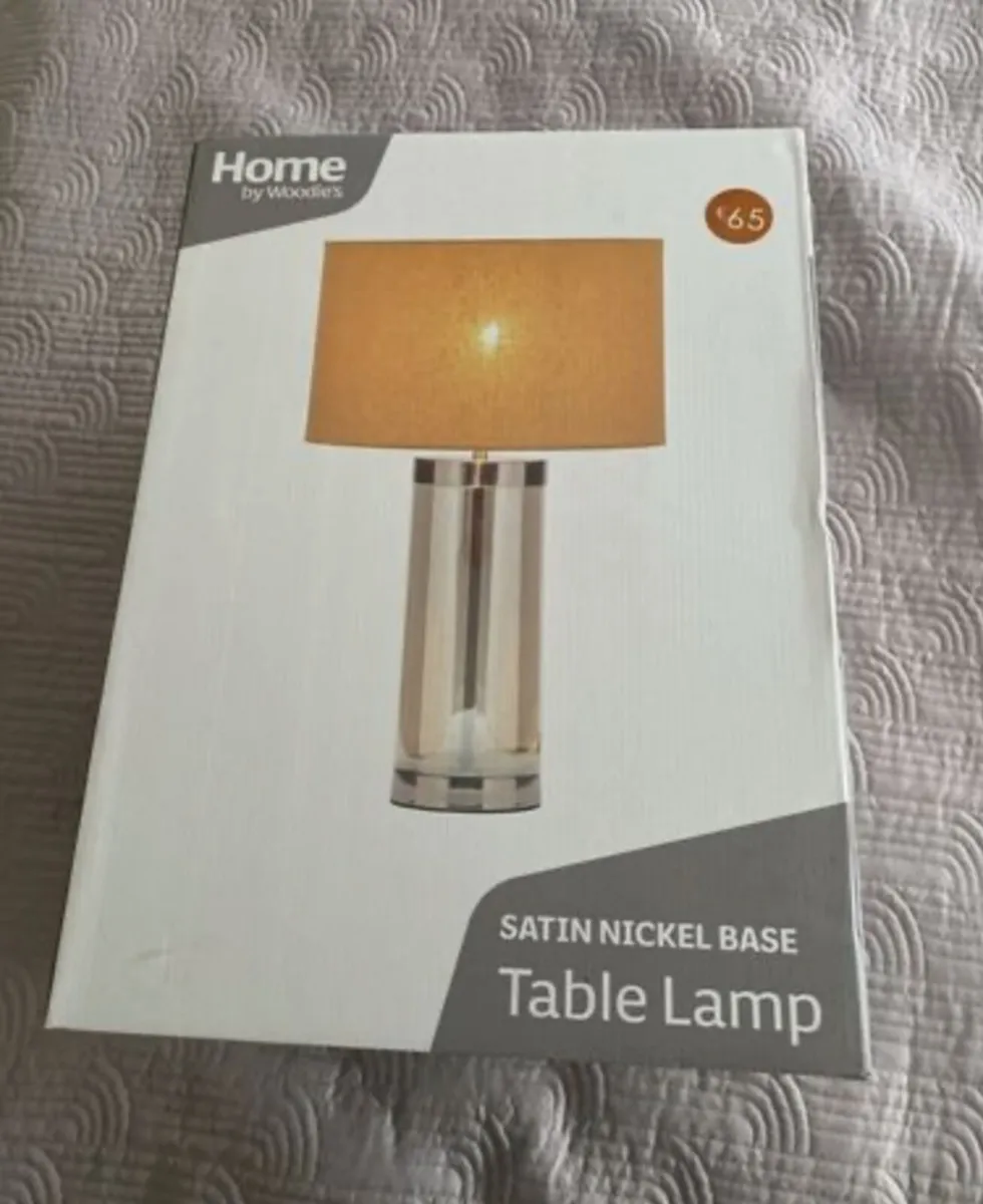 Lamp - Satin Nickel/Ochre- Woodies - Image 1