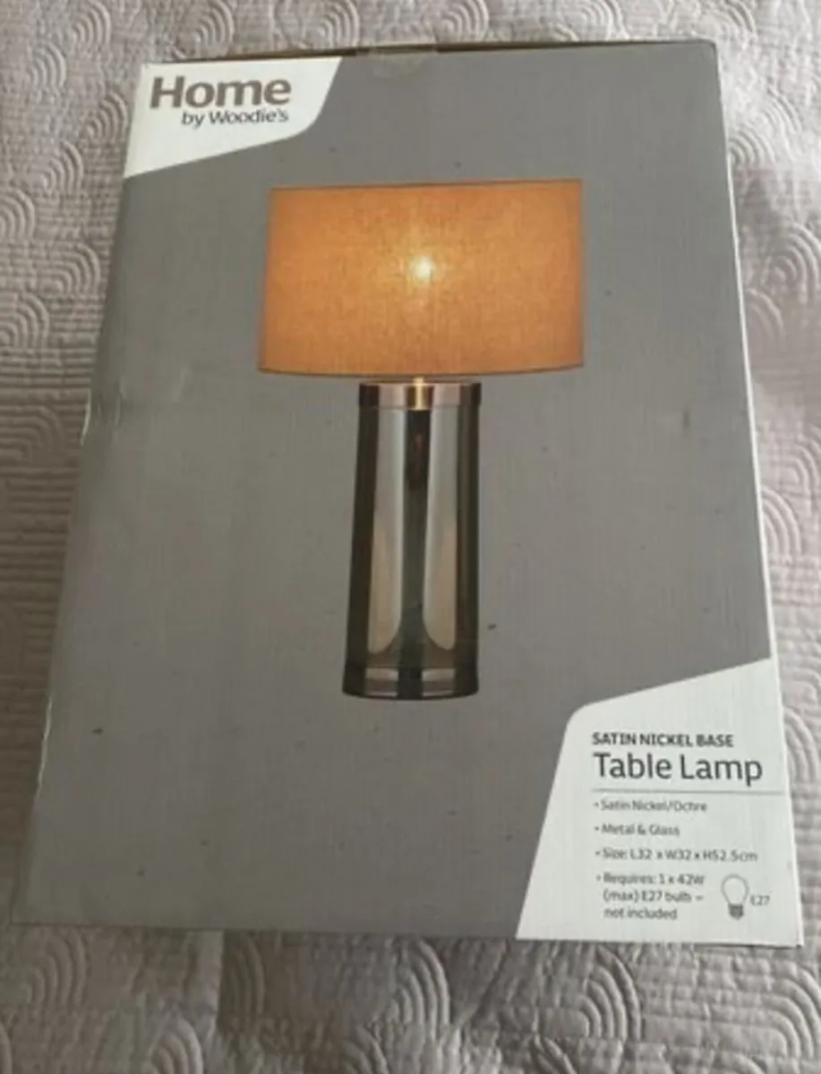 Lamp - Satin Nickel/Ochre- Woodies - Image 3