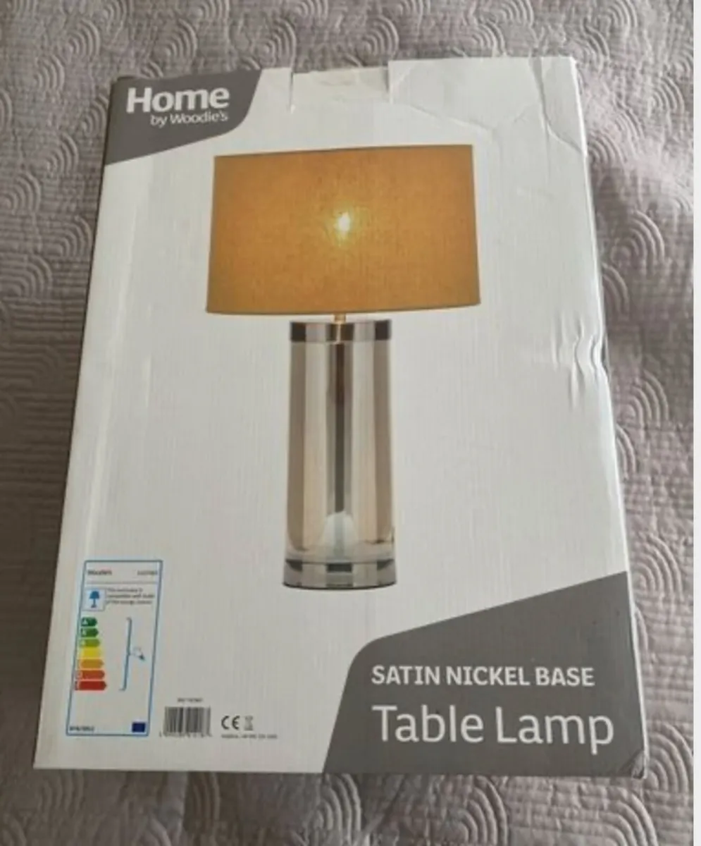 Lamp - Satin Nickel/Ochre- Woodies - Image 4
