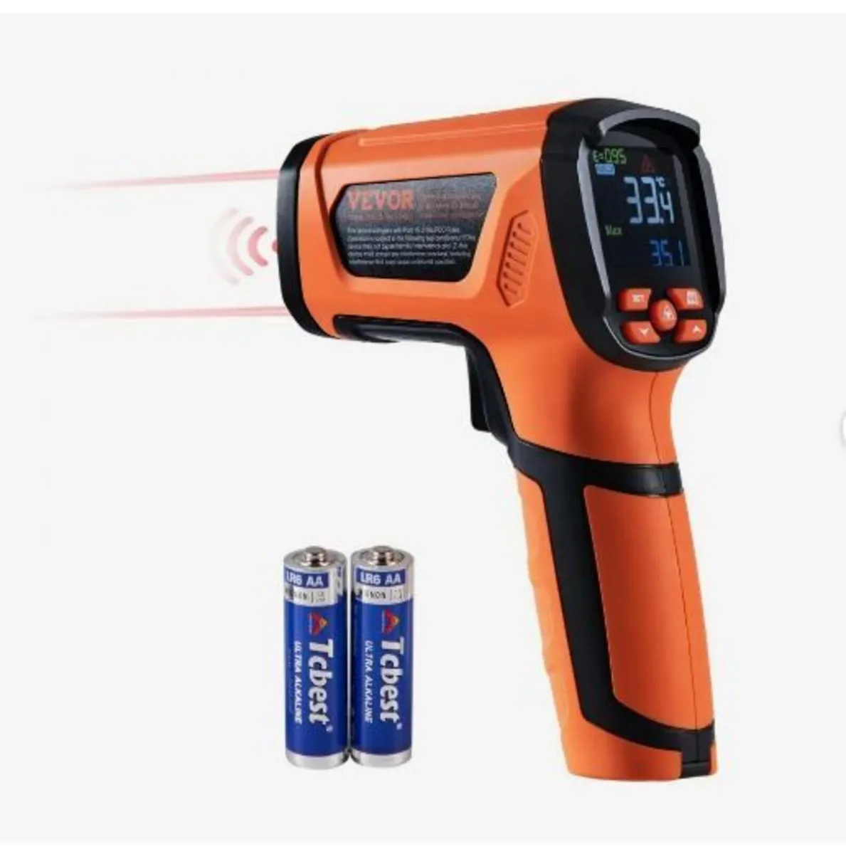 Infrared Thermometer, -40~2732°F Dual Laser - Image 1