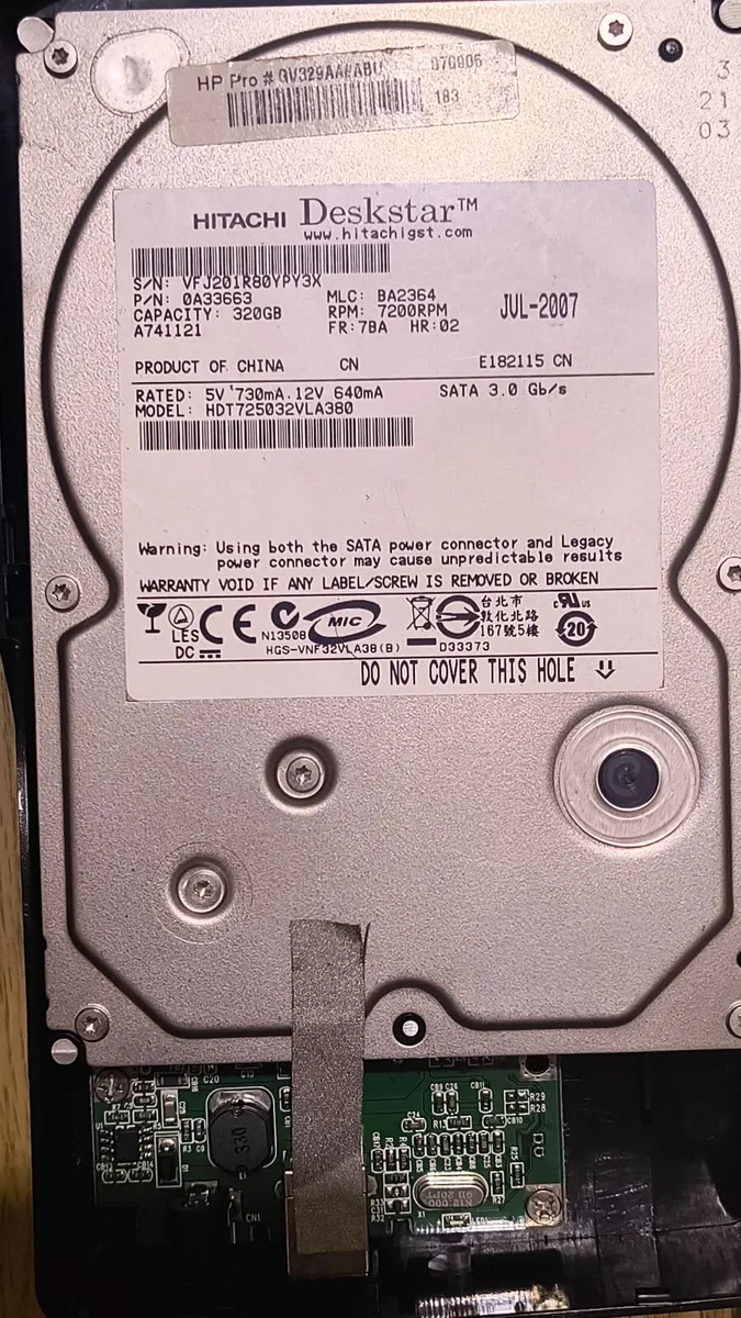 Storage Three Hard Drive 500 gb. USB connection - Image 3