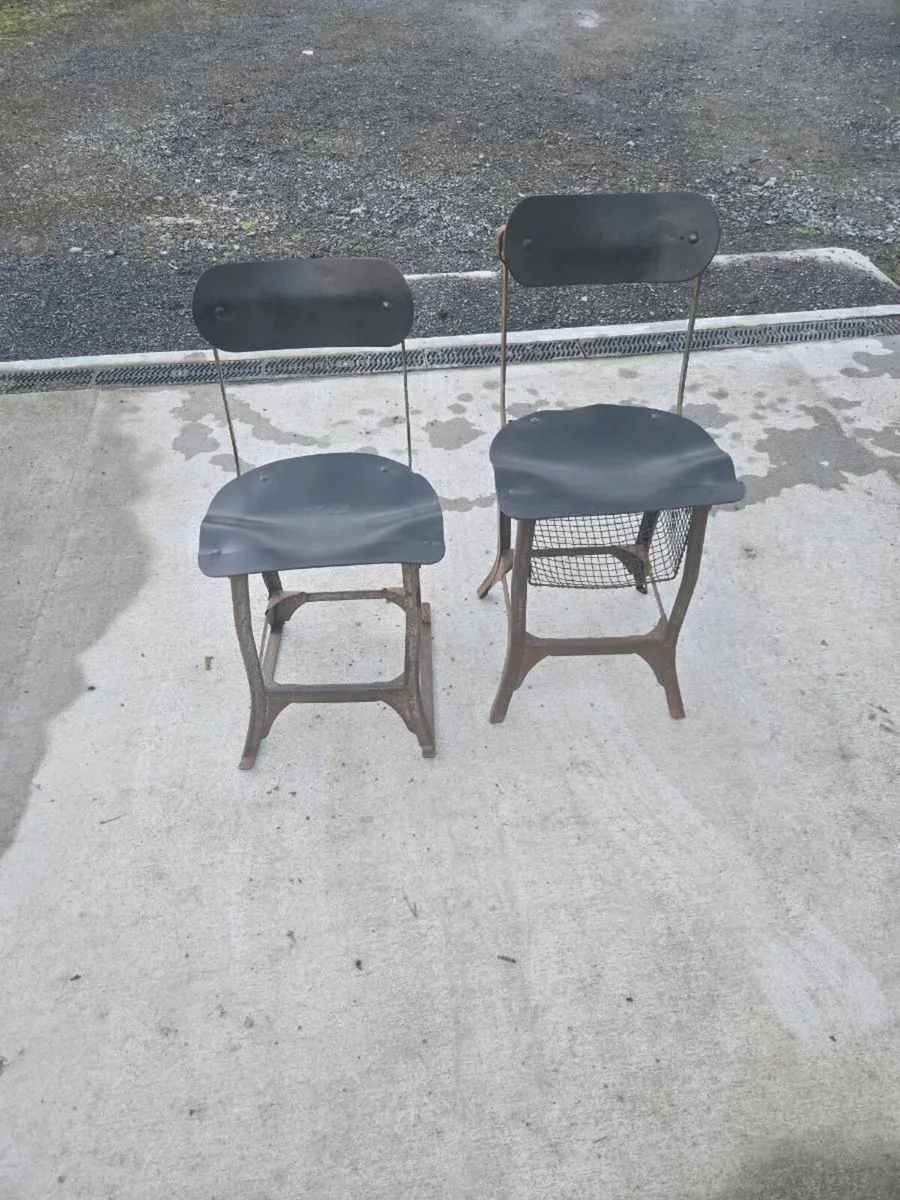 Almost Pair of machinist chairs - Image 1