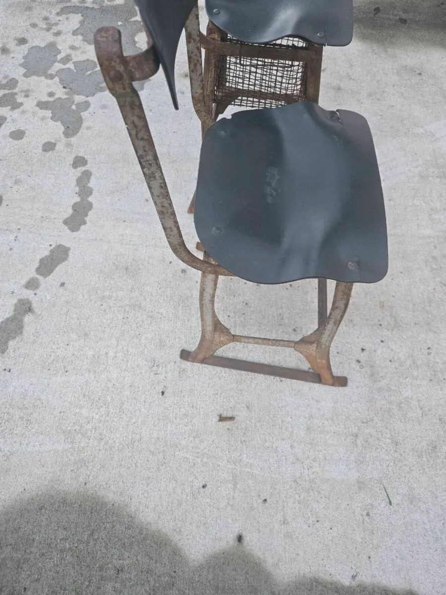 Almost Pair of machinist chairs - Image 3