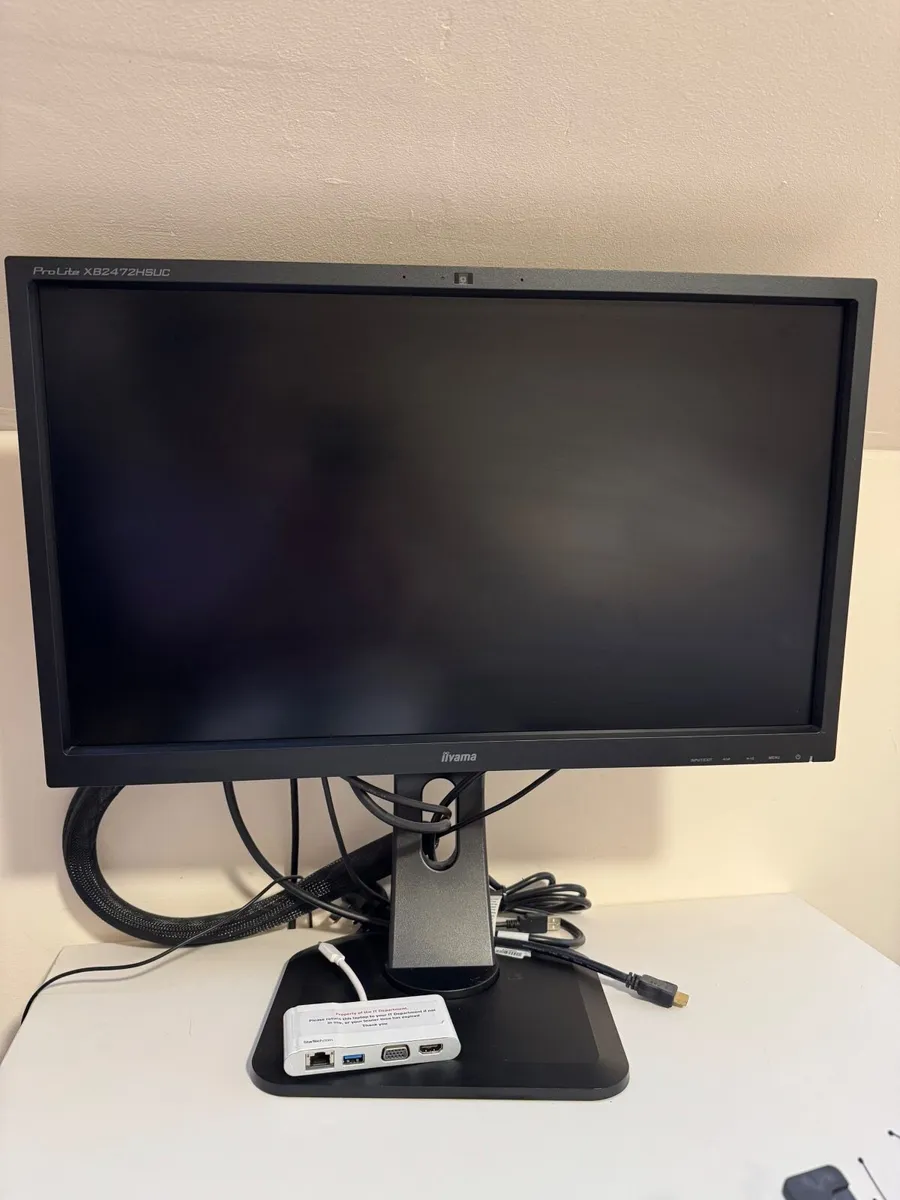 Monitor 24”” with FREE adapter - Image 1