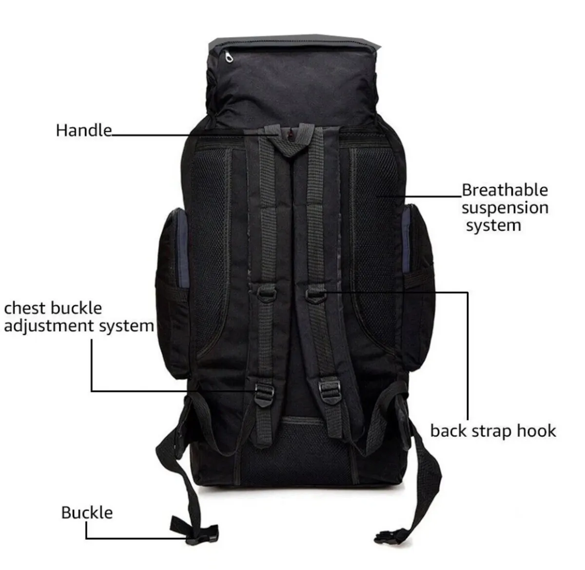 Extra Large 100L Rucksack Backpack NEW - Image 3
