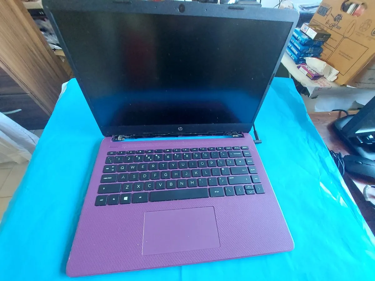 HP Laptop Model 14s-fq0060na, Purple, Windows 11 - Image 1