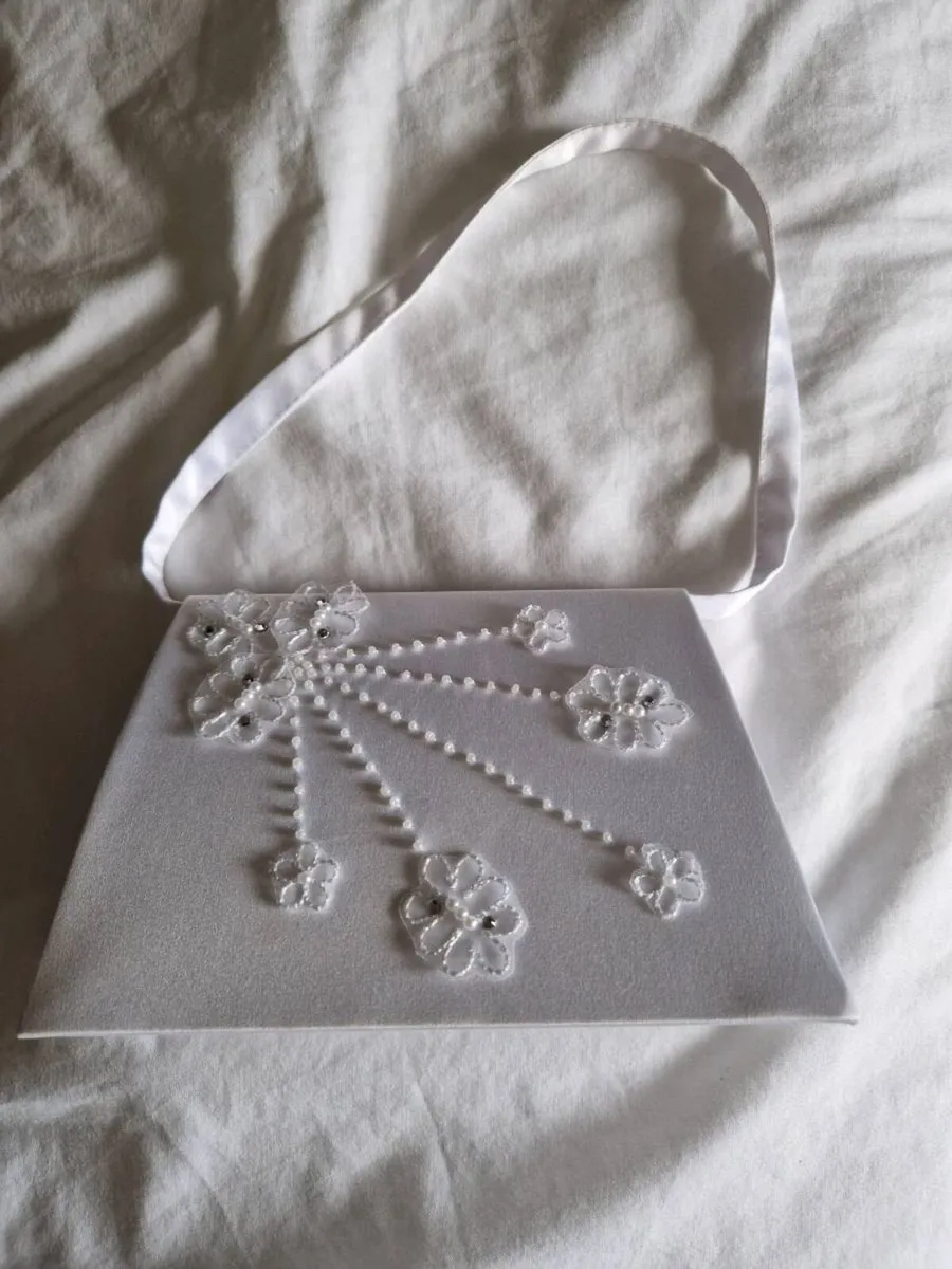 Communion Dress with Bag and Shoes - Image 4