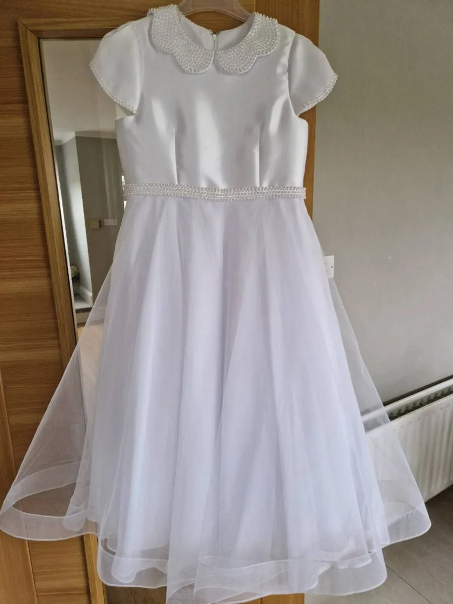 Communion Dress with Bag and Shoes - Image 1