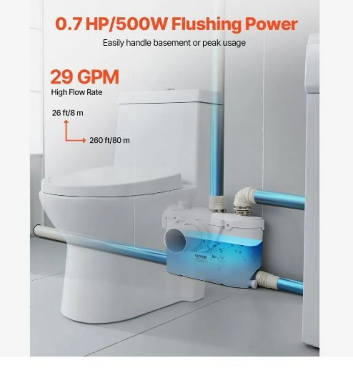 Macerator Pump, 500W - Image 3