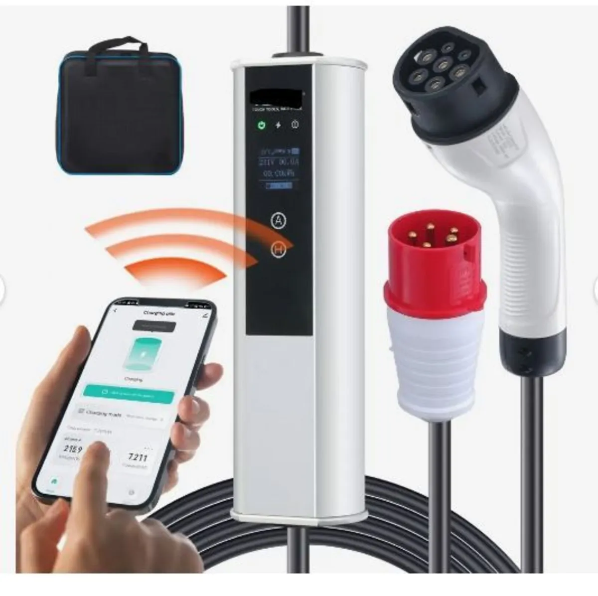 Portable EV Charger Type 2, 16A 3.68 kW/11 kW - Image 1