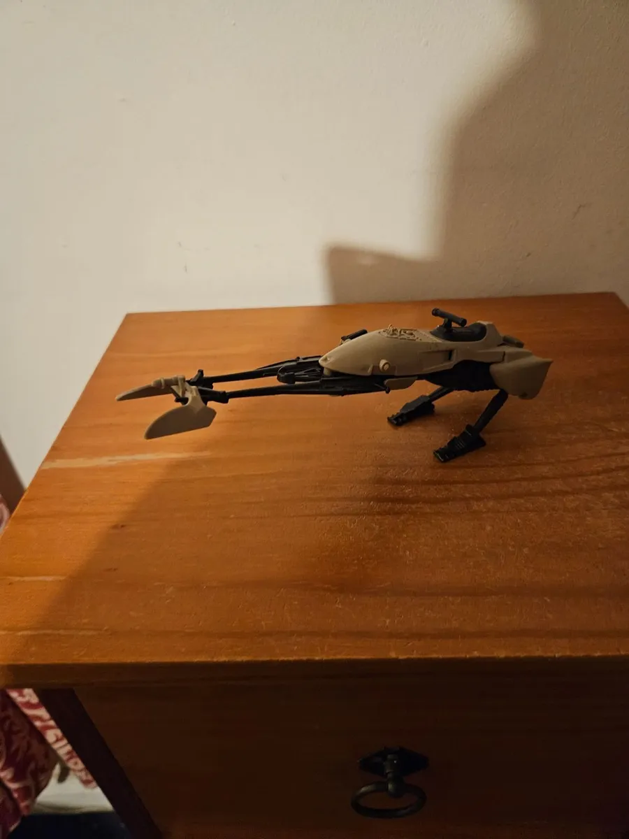 Vintage Star Wars ROTJ Speeder Bike - Image 1