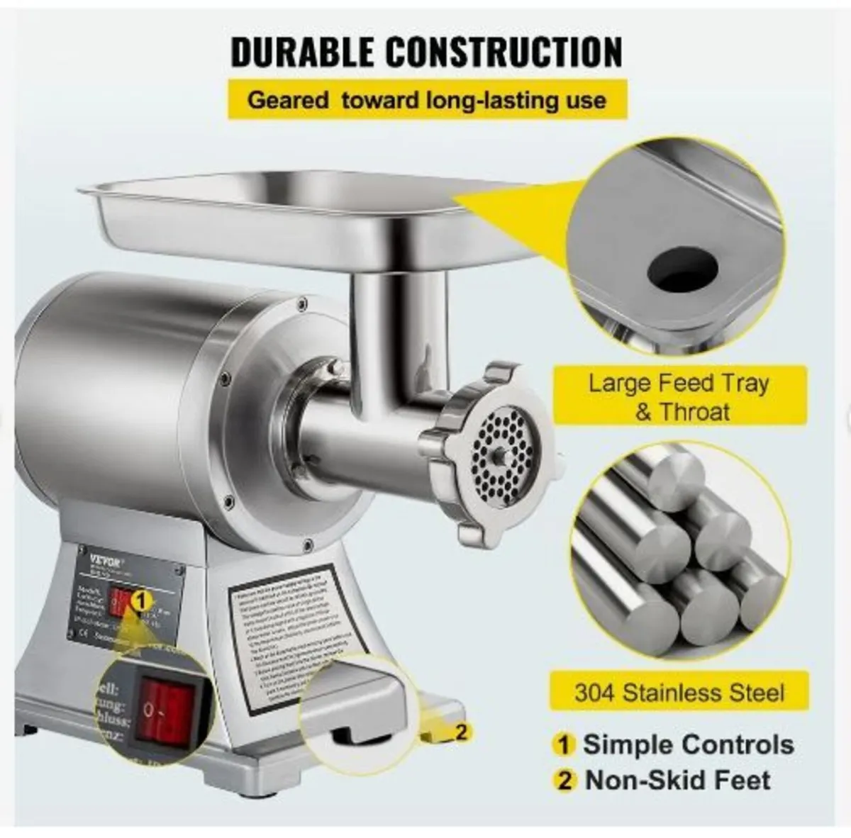 8500W Commercial Stainless Steel - Image 4