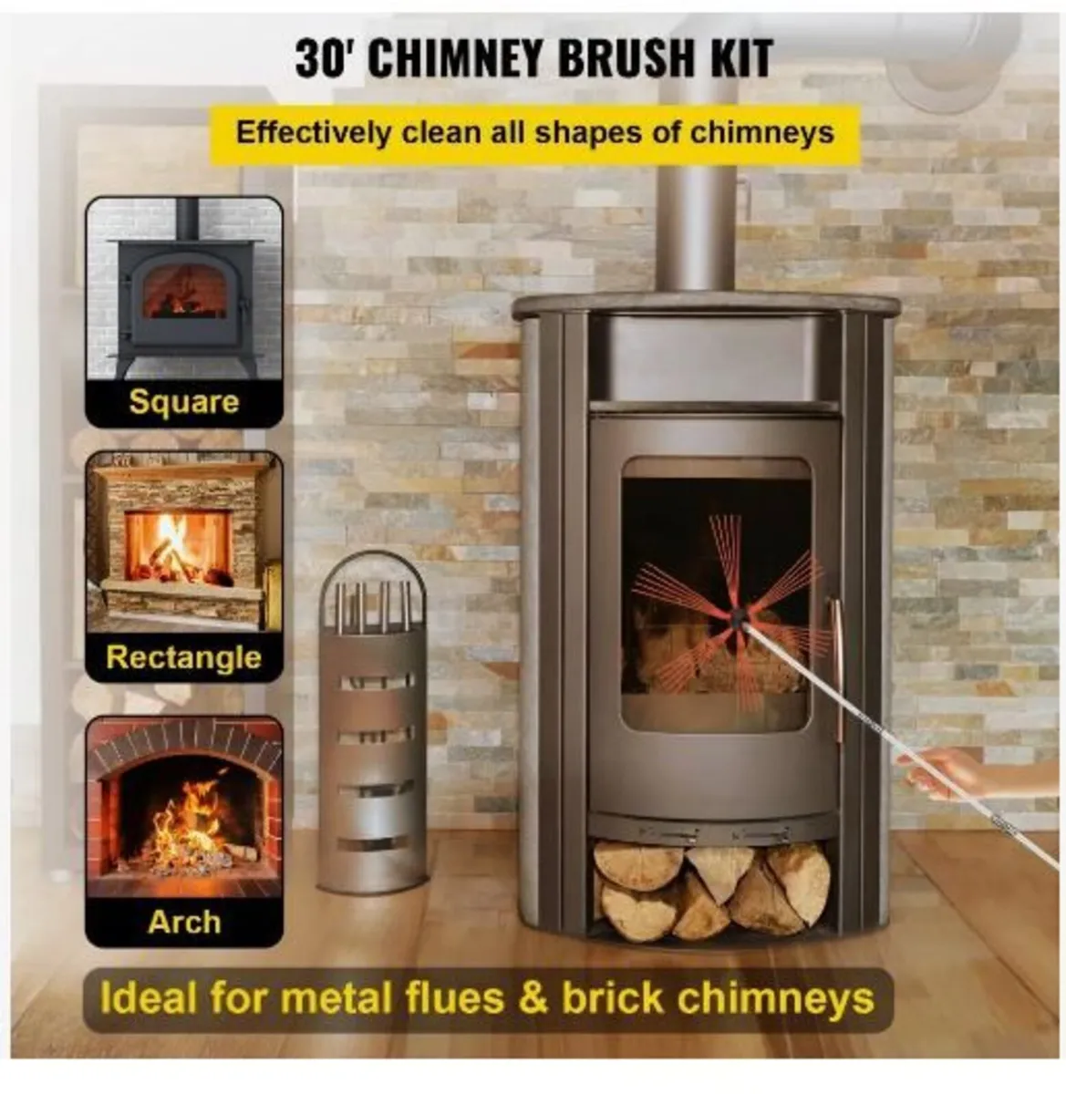 Chimney Sweep Kit Chimney Cleaning Kit - Image 2