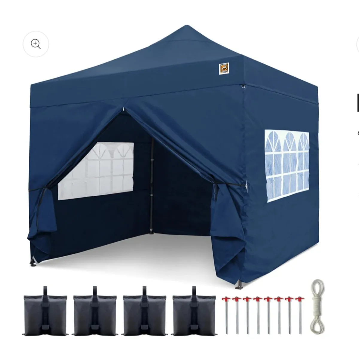 Gorilla Gazebo 3m x 3m Pop-Up Gazebo Blue - Image 1