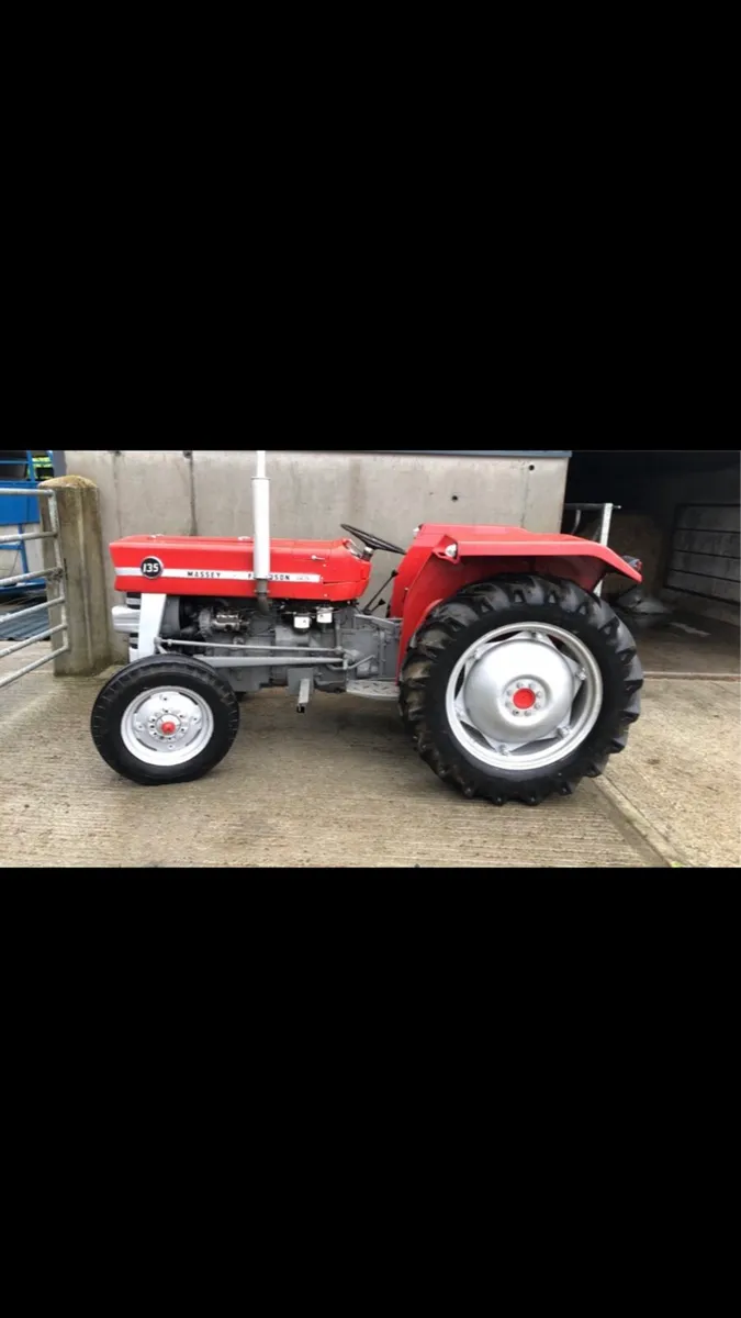 Massey 135 and cab - Image 1