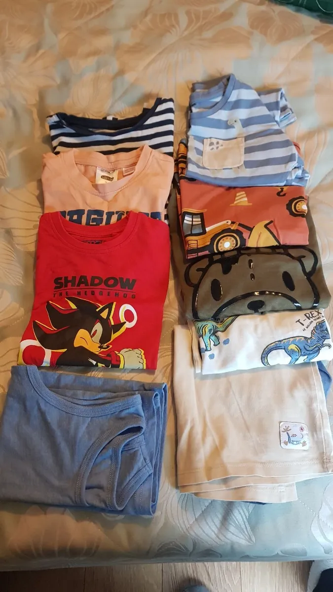 Boys clothes bundle 3-4 years old+ shoes books - Image 2