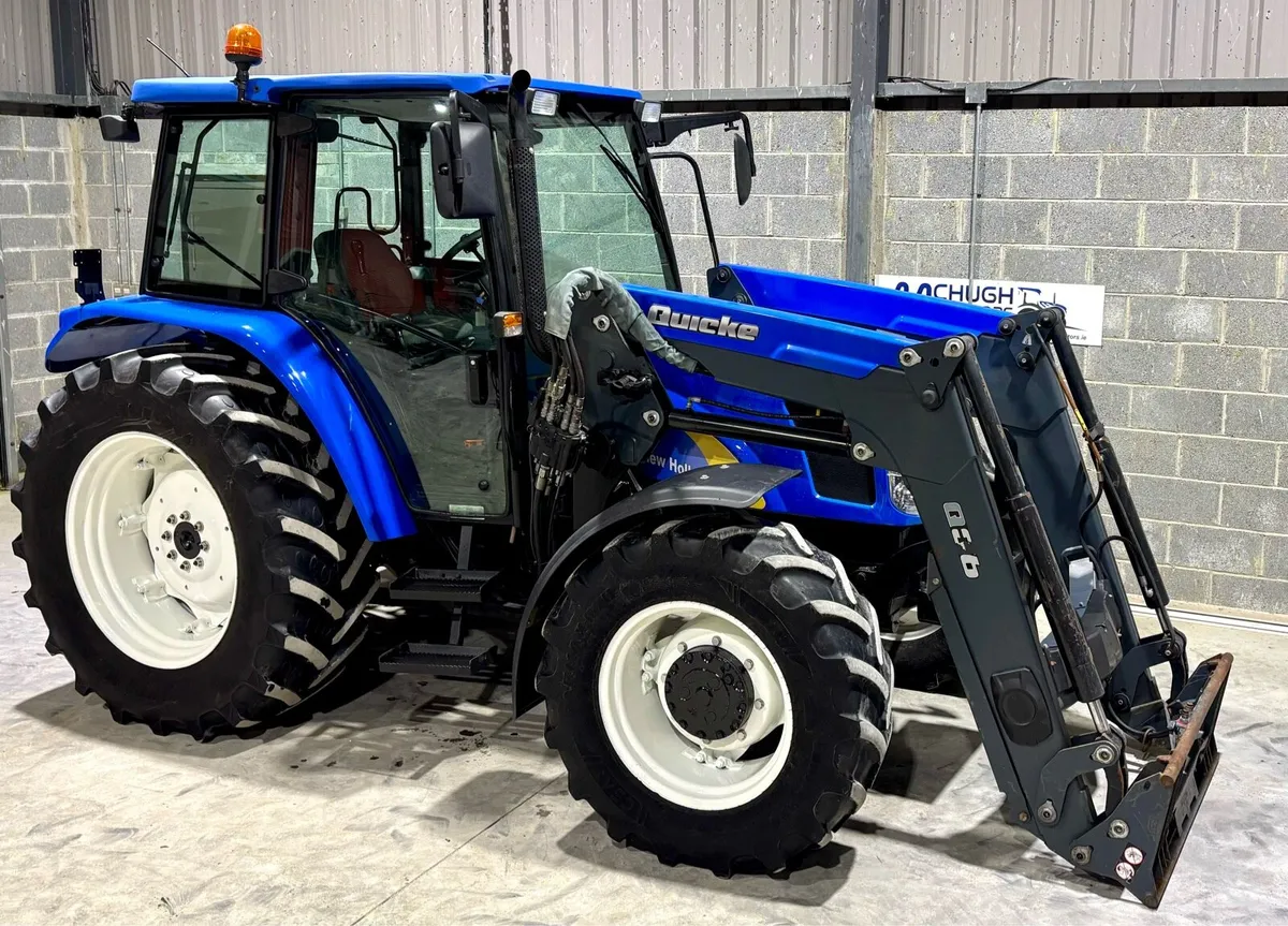 NEW HOLLAND TL90A c/w Quicke Q36 loader - Image 1