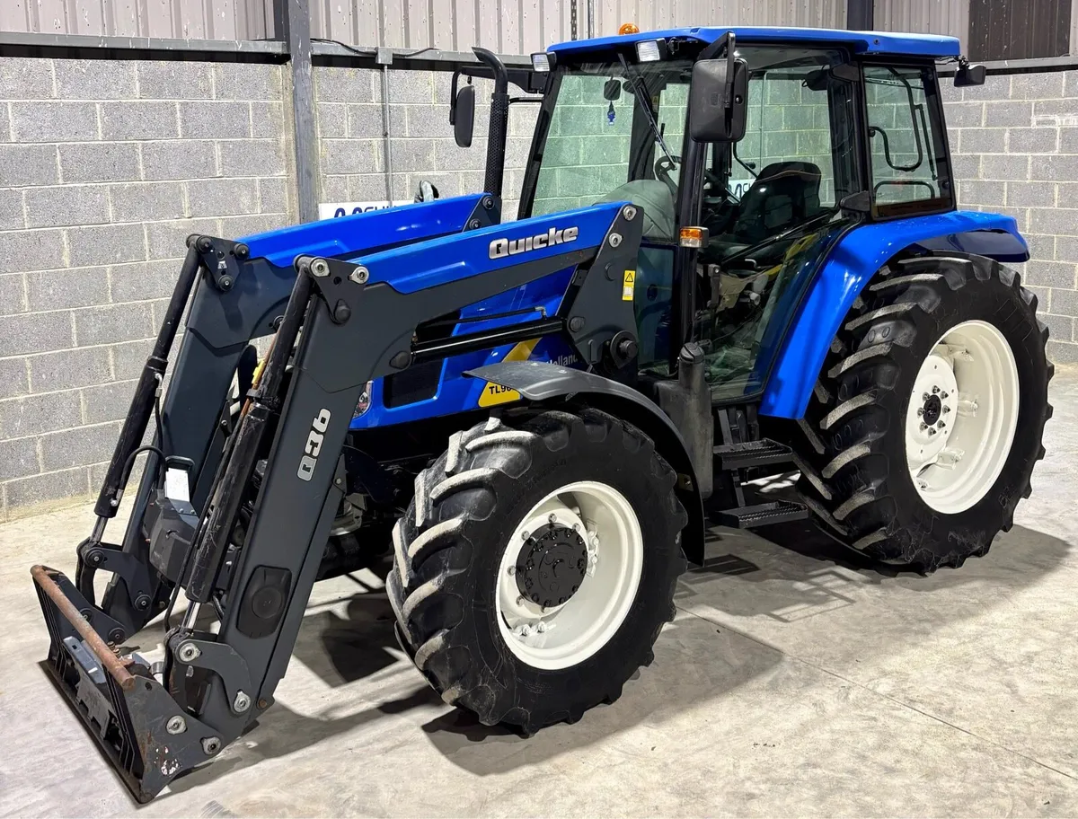 NEW HOLLAND TL90A c/w Quicke Q36 loader - Image 2