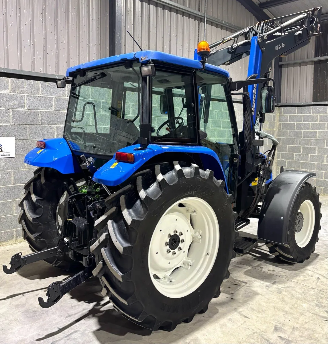 NEW HOLLAND TL90A c/w Quicke Q36 loader - Image 4