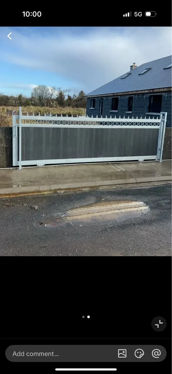 Modern gates with PVC infill & 100 years warranty - Image 2